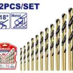 Emtop HSS twist drill bits set